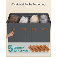Wasmand Met 3 Compartimenten en Wasbare Binnenzak 160 Liter – productweergave 13 | De Groot Living