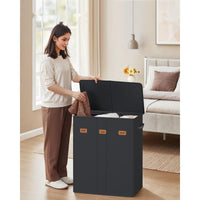 Wasmand Met 3 Compartimenten en Wasbare Binnenzak 160 Liter – productweergave 16 | De Groot Living