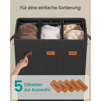 Wasmand Met 3 Compartimenten en Wasbare Binnenzak 160 Liter – productweergave 18 | De Groot Living