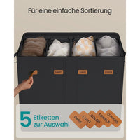 Wasmand Met 3 Compartimenten en Wasbare Binnenzak 160 Liter – productweergave 23 | De Groot Living