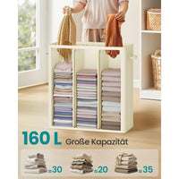 Wasmand Met 3 Compartimenten en Wasbare Binnenzak 160 Liter – productweergave 26 | De Groot Living