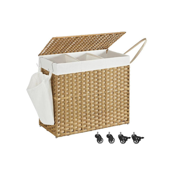 Wasmand met 3 Vakken – productweergave 1 | De Groot Living