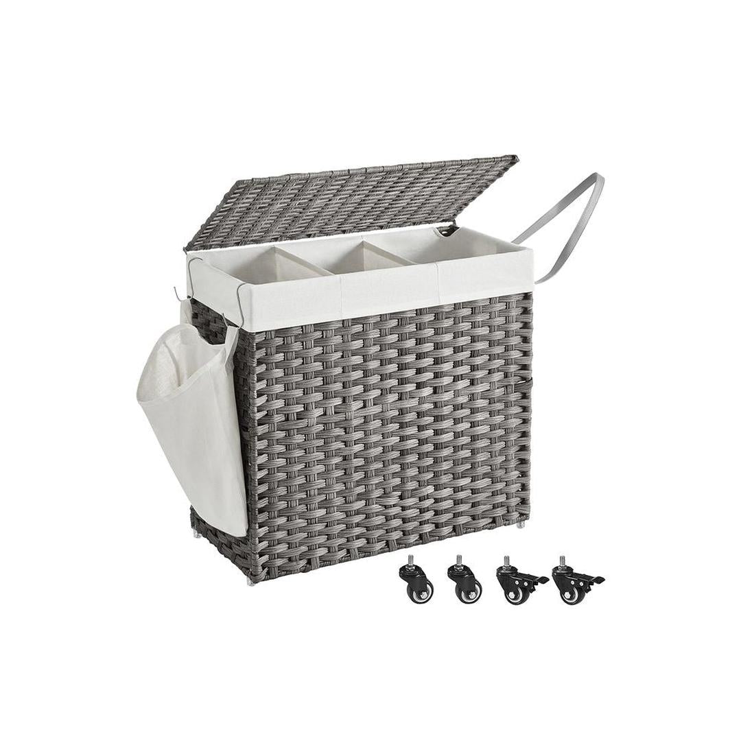 Wasmand met 3 Vakken – productweergave 4 | De Groot Living