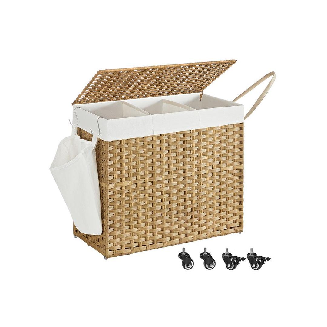 Wasmand met 3 Vakken – productweergave 5 | De Groot Living
