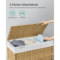 Wasmand met 3 Vakken – productweergave 6 | De Groot Living