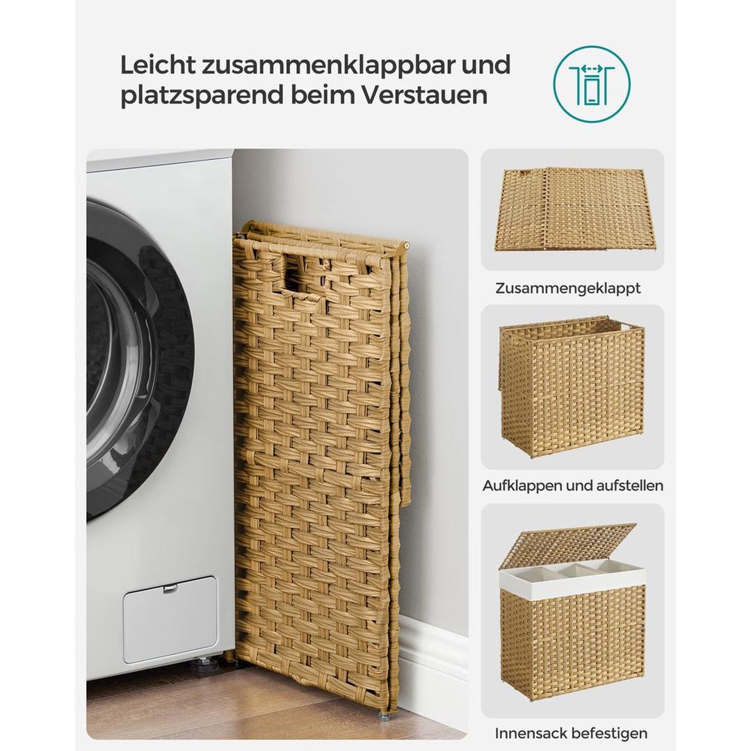Wasmand met 3 Vakken – productweergave 11 | De Groot Living
