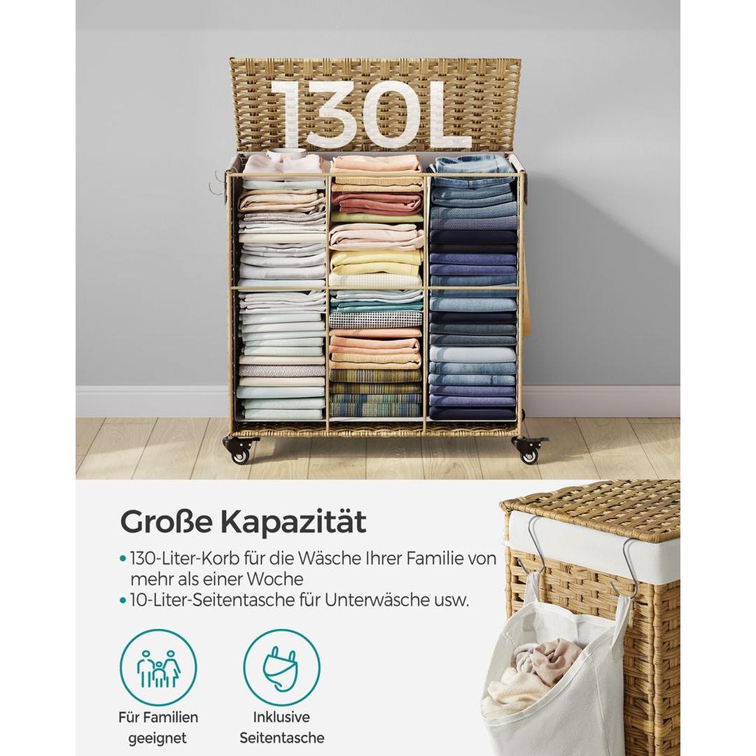 Wasmand met 3 Vakken – productweergave 14 | De Groot Living