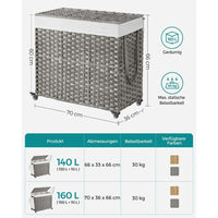 Wasmand met 3 Vakken – productweergave 20 | De Groot Living