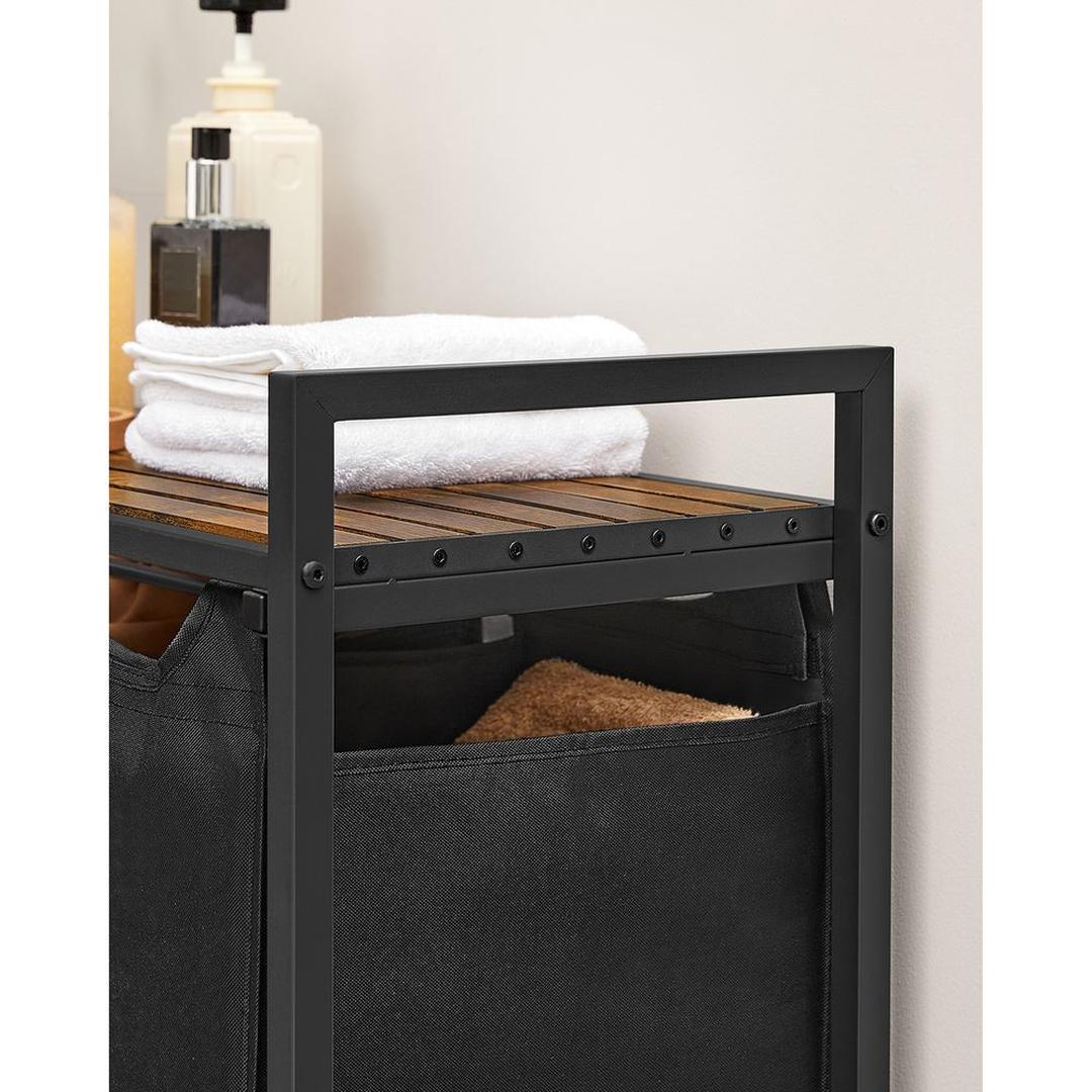 Wasmand met 3 Vakverdelers en Extra Legplank – productweergave 9 | De Groot Living
