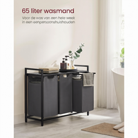 Wasmand met 3 Vakverdelers en Extra Legplank – productweergave 14 | De Groot Living