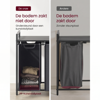 Wasmand met 3 Vakverdelers en Extra Legplank – productweergave 17 | De Groot Living
