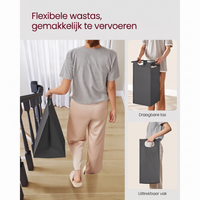 Wasmand met 3 Vakverdelers en Extra Legplank – productweergave 20 | De Groot Living