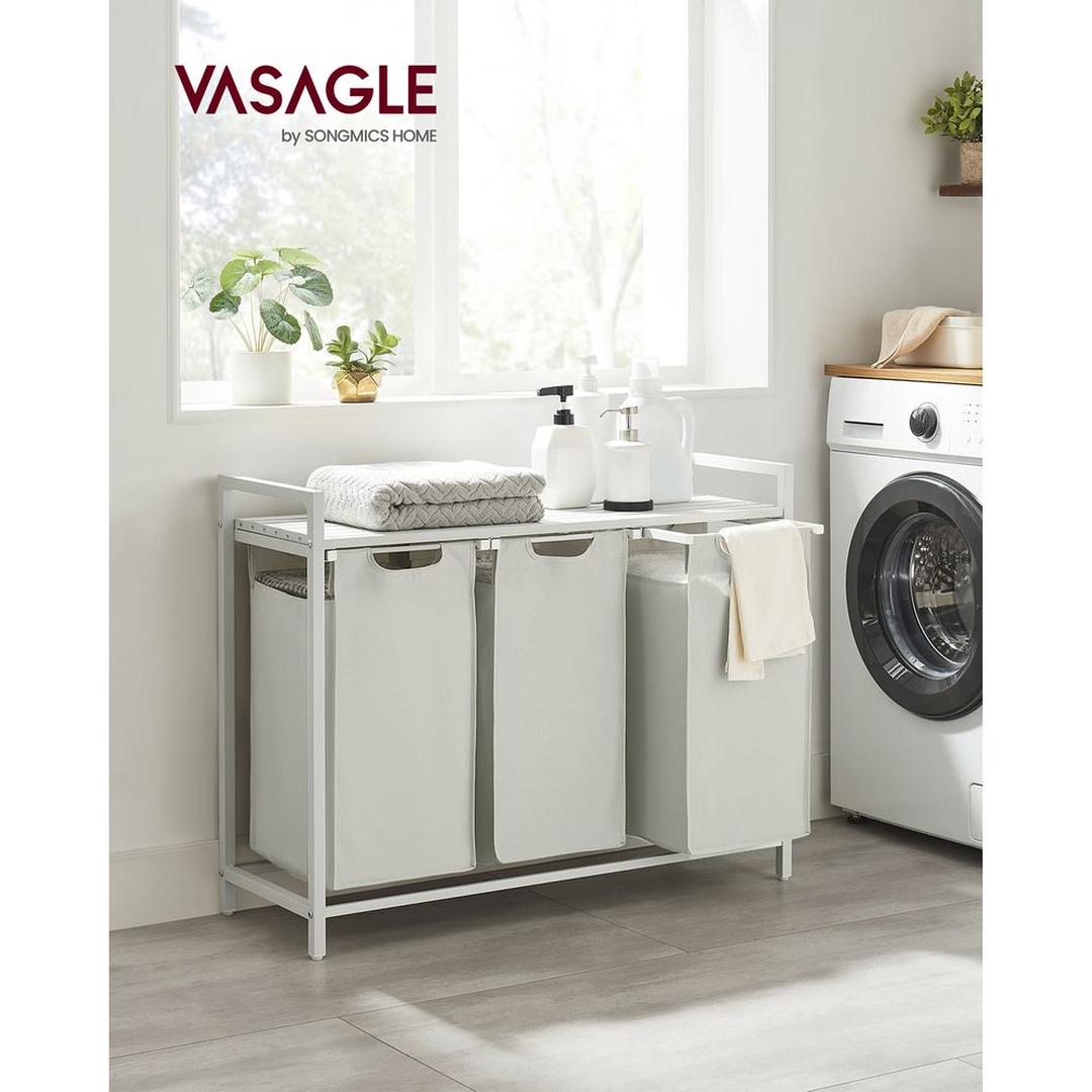 Wasmand met 3 Vakverdelers en Extra Legplank – productweergave 21 | De Groot Living