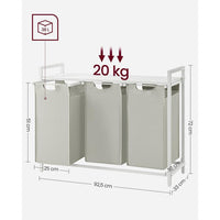 Wasmand met 3 Vakverdelers en Extra Legplank – productweergave 26 | De Groot Living