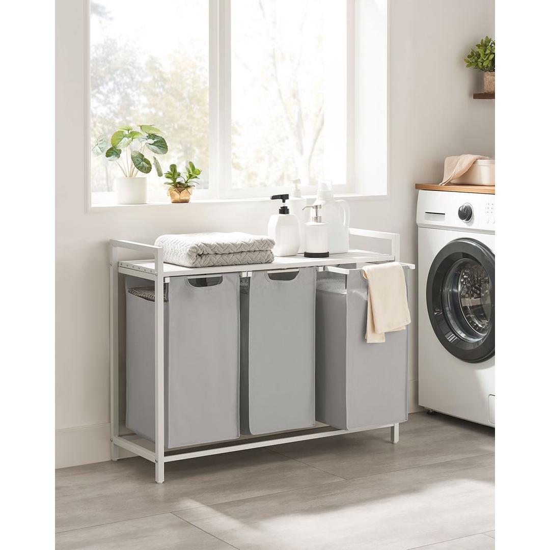 Wasmand met 3 Vakverdelers en Extra Legplank – productweergave 29 | De Groot Living