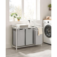 Wasmand met 3 Vakverdelers en Extra Legplank – productweergave 29 | De Groot Living