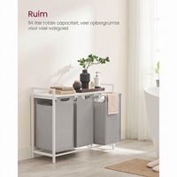 Wasmand met 3 Vakverdelers en Extra Legplank – productweergave 30 | De Groot Living