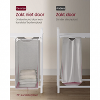 Wasmand met 3 Vakverdelers en Extra Legplank – productweergave 33 | De Groot Living