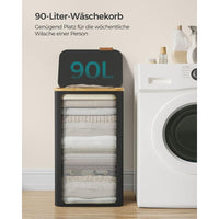Wasmand Met Deksel en Uitneembare Waszak Voor Kleine Ruimtes – productweergave 26 | De Groot Living
