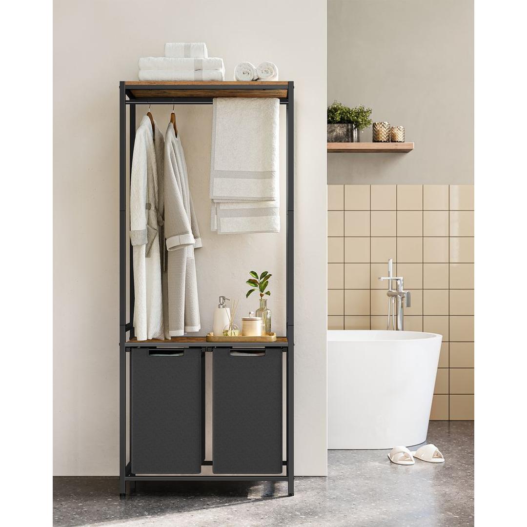 Wasmand met Kledingrek – productweergave 4 | De Groot Living