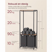Wasmand met Kledingrek – productweergave 7 | De Groot Living