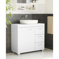 Wastafelonderkast Met Lades en Opbergruimte Voor Badkamer 70 cm Breed – productweergave 3 | De Groot Living
