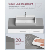 Wastafelonderkast Met Lades en Opbergruimte Voor Badkamer 70 cm Breed – productweergave 13 | De Groot Living