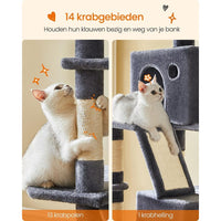 XXL Krabpaal 206 cm met Sisal Krabzuilen – productweergave 17 | De Groot Living