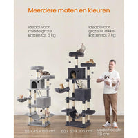 XXL Krabpaal 206 cm met Sisal Krabzuilen – productweergave 19 | De Groot Living