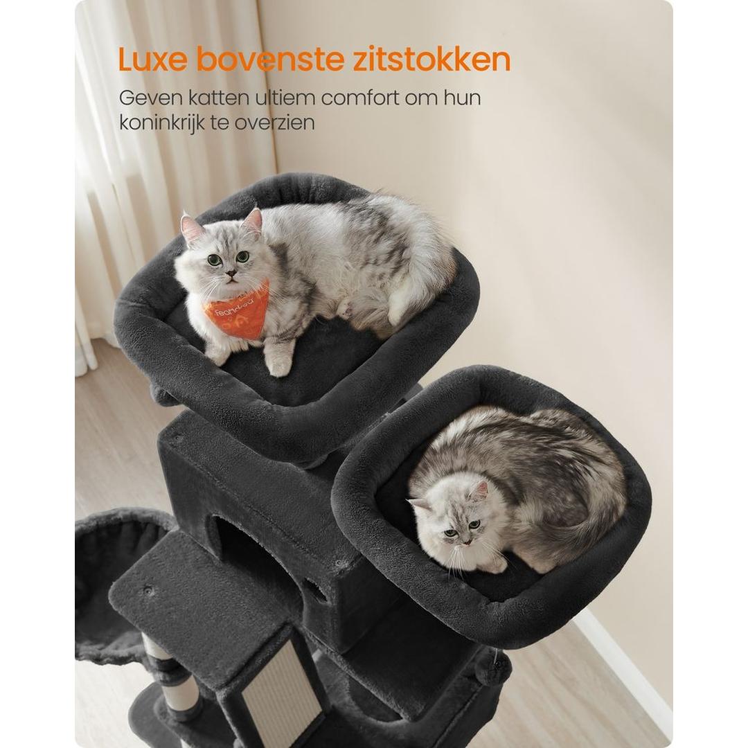 XXL Krabpaal 206 cm met Sisal Krabzuilen – productweergave 36 | De Groot Living