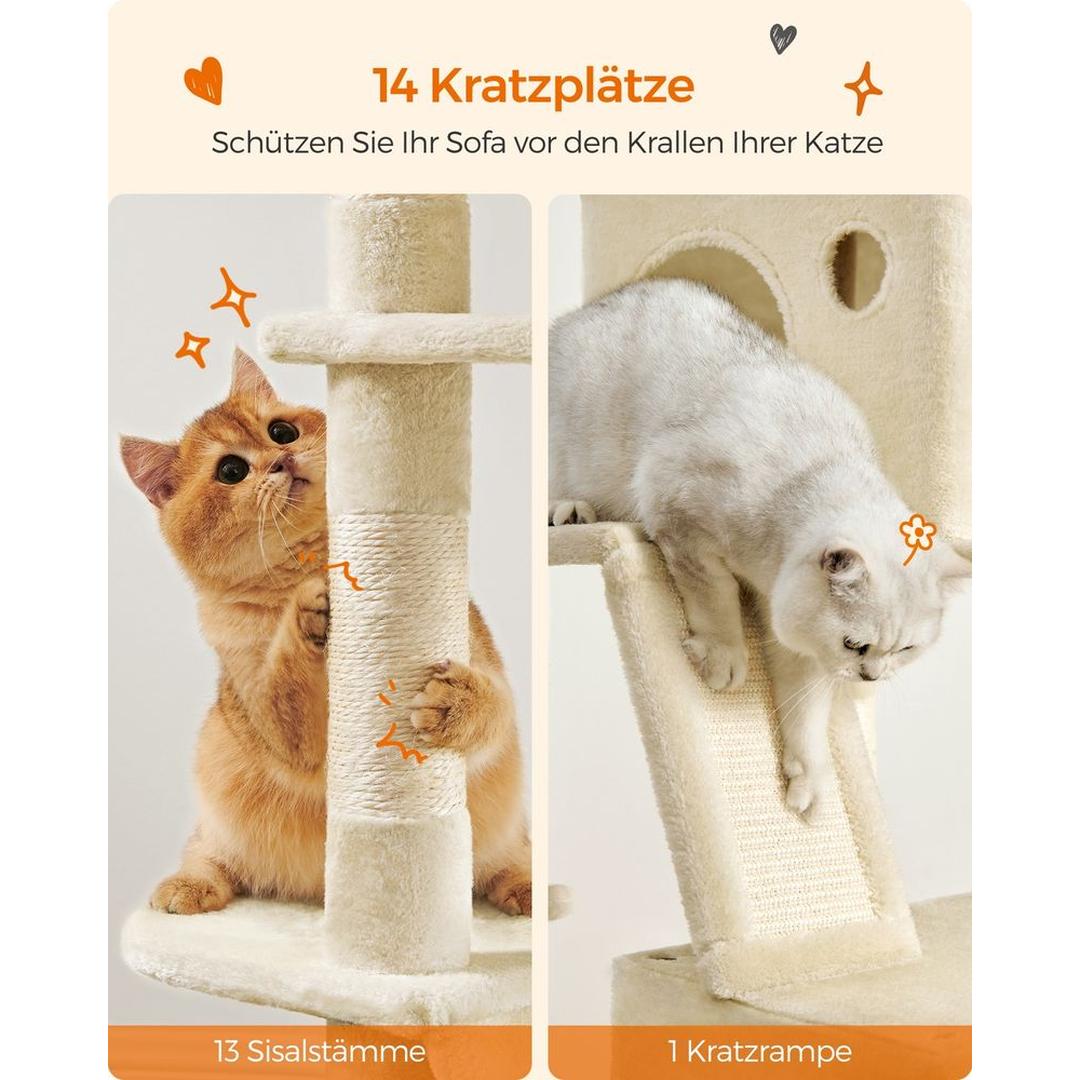 XXL Krabpaal 206 cm met Sisal Krabzuilen – productweergave 38 | De Groot Living