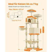 XXL Krabpaal 206 cm met Sisal Krabzuilen – productweergave 39 | De Groot Living