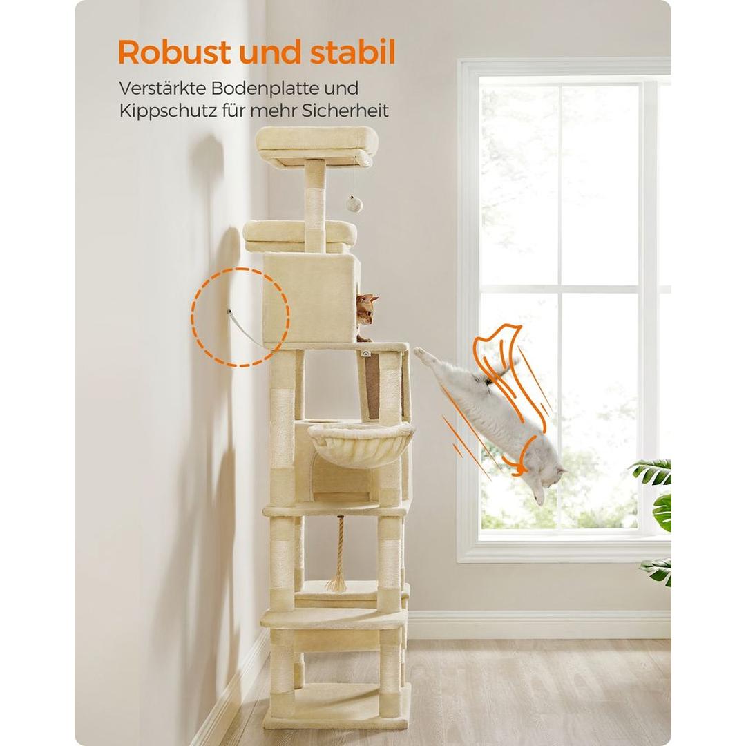 XXL Krabpaal 206 cm met Sisal Krabzuilen – productweergave 40 | De Groot Living