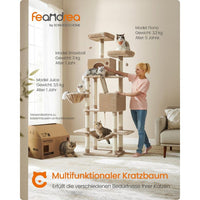 XXL Krabpaal 206 cm met Sisal Krabzuilen – productweergave 43 | De Groot Living