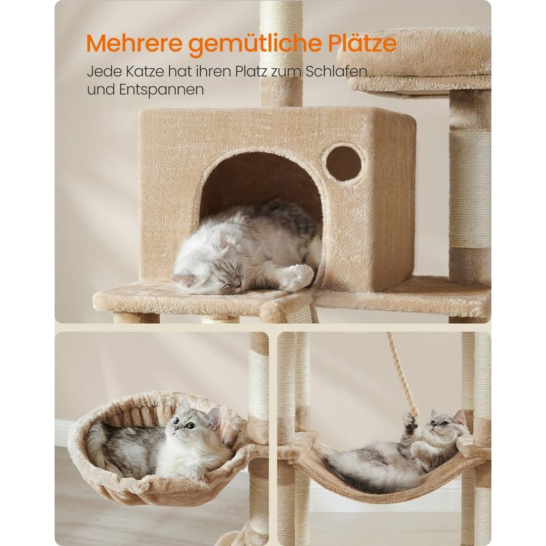 XXL Krabpaal 206 cm met Sisal Krabzuilen – productweergave 45 | De Groot Living
