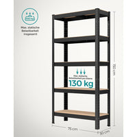 Zwaar Metalen Opbergrek met 650 kg Draagvermogen Voor Garage of Werkplaats – productweergave 46 | De Groot Living