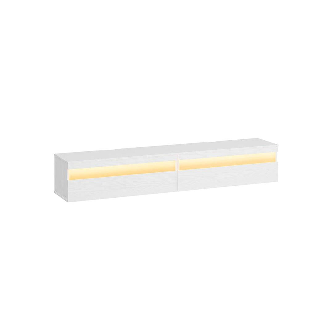 Zwevend TV-Meubel met LED-Verlichting en Oplaadstation Voor Woonkamer – productweergave 4 | De Groot Living