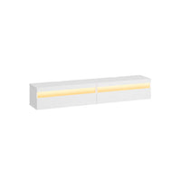 Zwevend TV-Meubel met LED-Verlichting en Oplaadstation Voor Woonkamer – productweergave 4 | De Groot Living