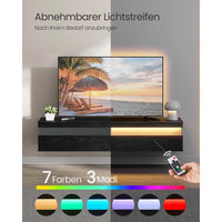 Zwevend TV-Meubel met LED-Verlichting en Oplaadstation Voor Woonkamer – productweergave 11 | De Groot Living