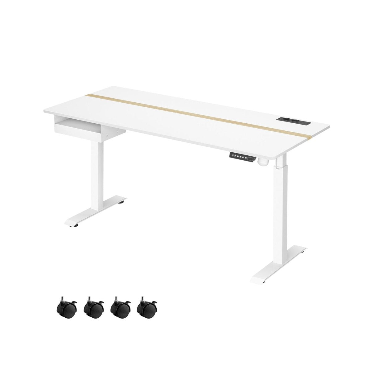 Zit-sta bureau wit