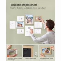 Fotolijsten Set van 10 in Verschillende Formaten voor Wand of Tafel