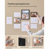 Fotolijsten Set van 10 in Verschillende Formaten voor Wand of Tafel