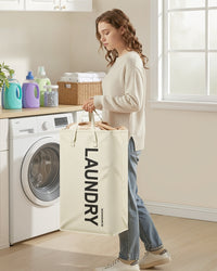 Opvouwbare Wasmand met Handgrepen, 80 L