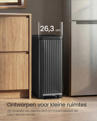 Pedaalemmer van 50 Liter met Softclose-deksel en Uitneembare Binnenemmer