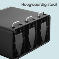 Afvalscheidingssysteem met Voetpedaal en 3 Binnenemmers van 18 Liter